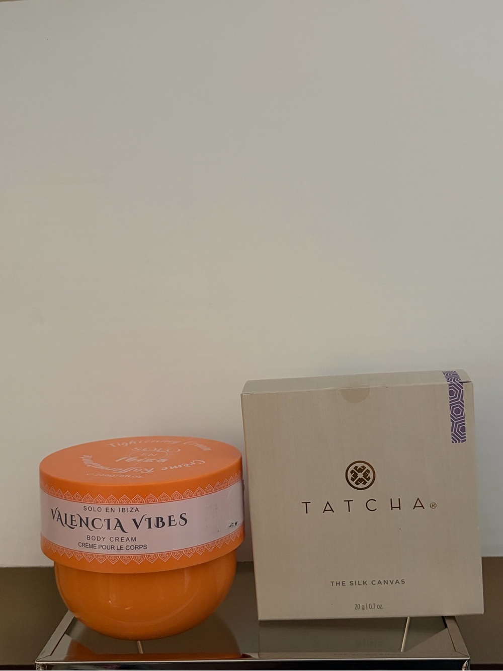 Tatcha Silk Canvas & Valencia Vibes Body Cream Bundle New